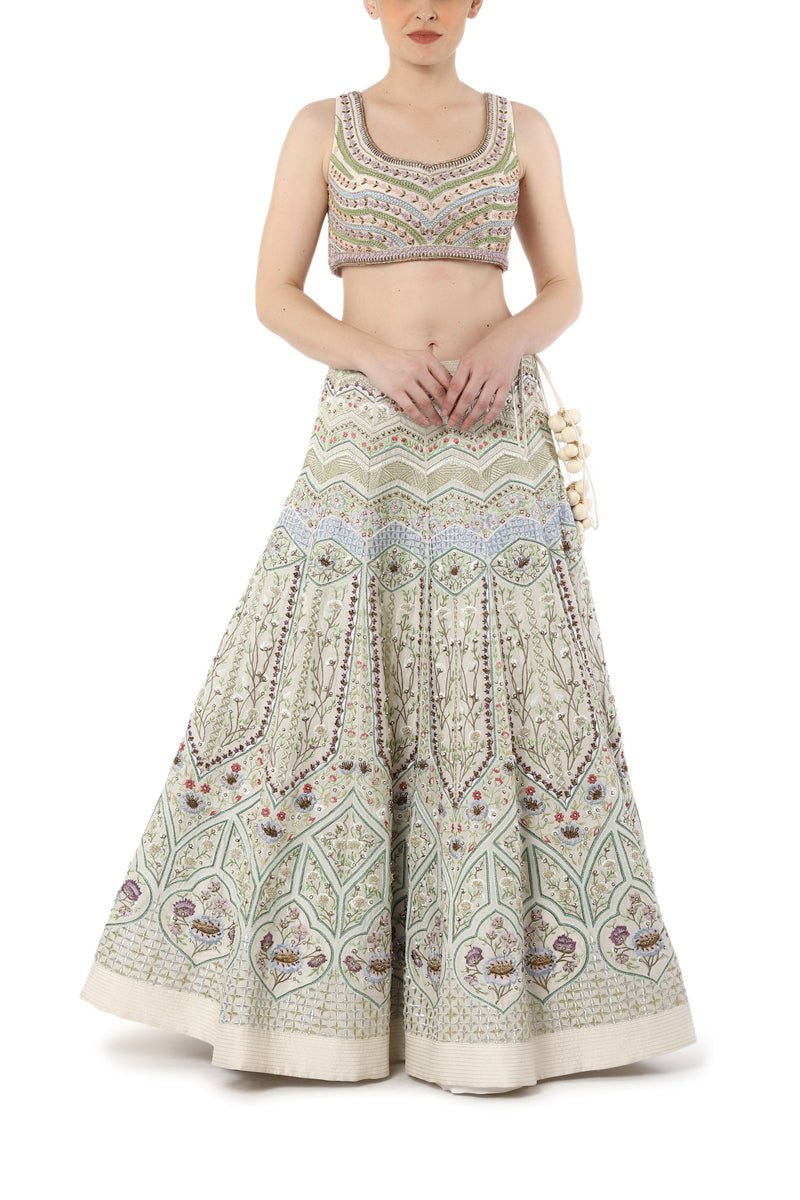 Embroidered Lehenga Set - samantchauhan
