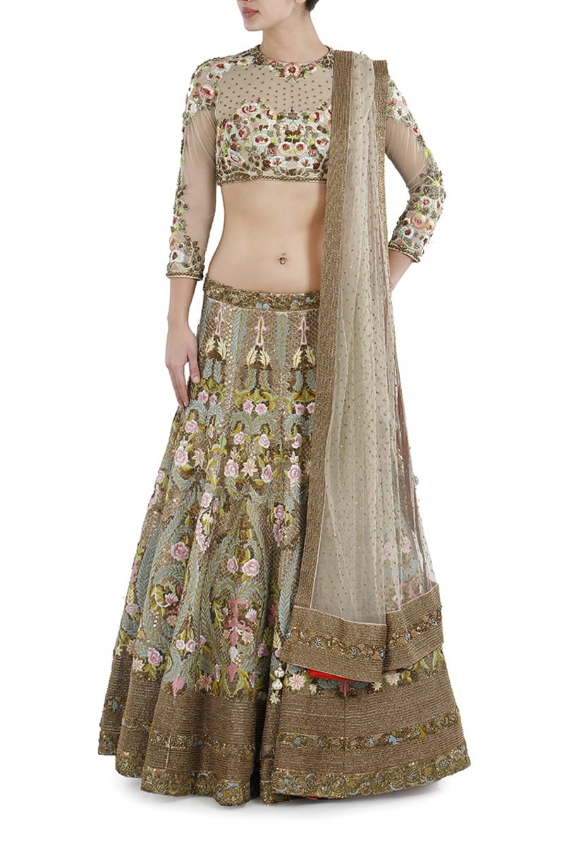 Embroidered Lehenga set - samantchauhan