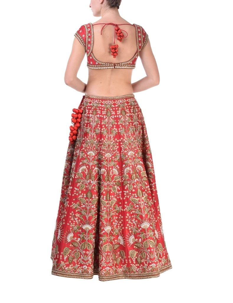 Embroidered Lehenga set - samantchauhan
