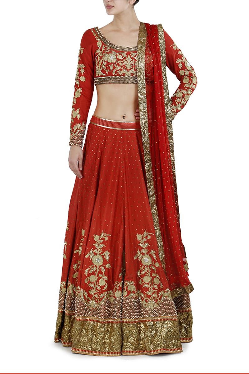 Embroidered Lehenga set - samantchauhan