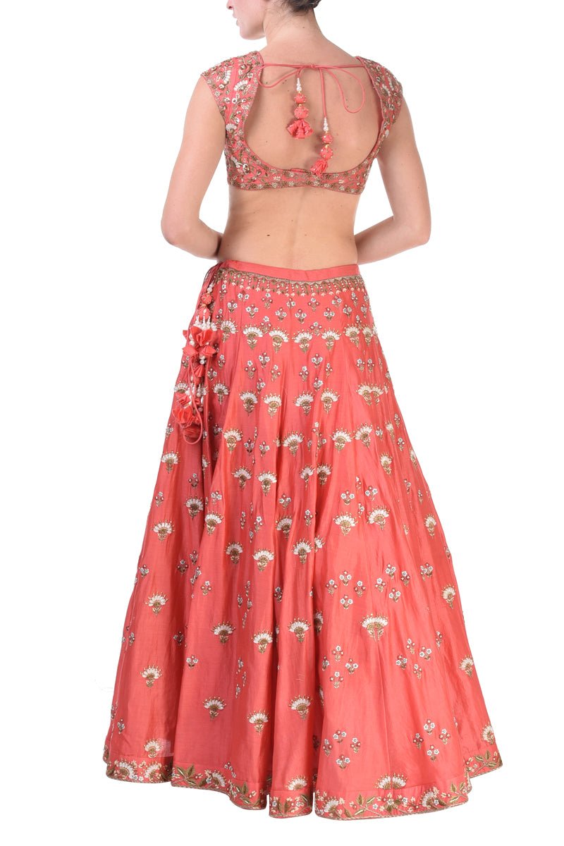 Embroidered Lehenga set - samantchauhan
