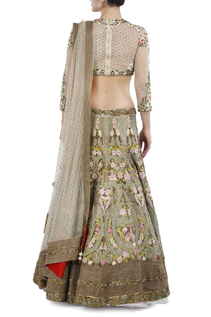 Embroidered Lehenga set - samantchauhan
