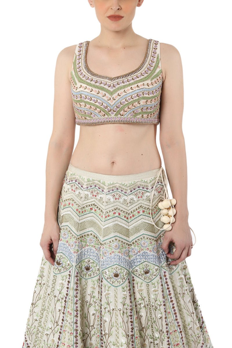 Embroidered Lehenga Set - samantchauhan