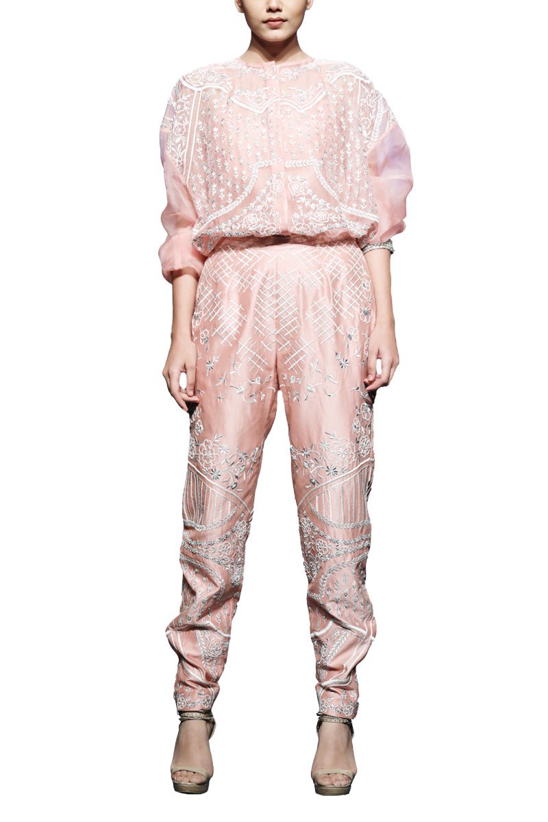 Embroidered Top & Pants - samantchauhan