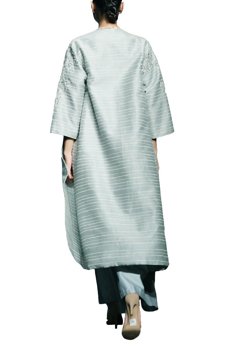 Embroidered Top, Pants & Jacket - samantchauhan