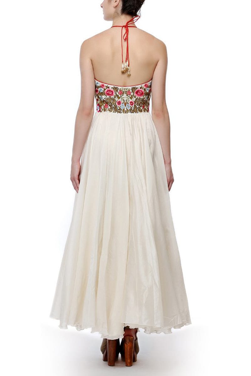 Fit & Flare Embroidered Dress - samantchauhan