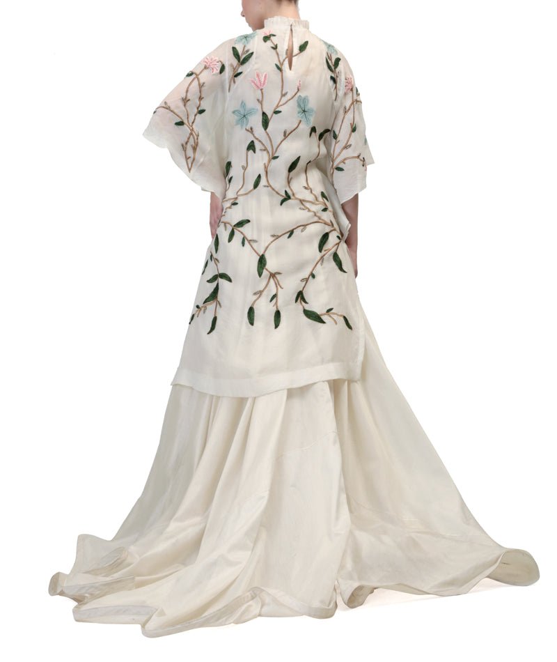 Floral Embroidered Kaftan - samantchauhan