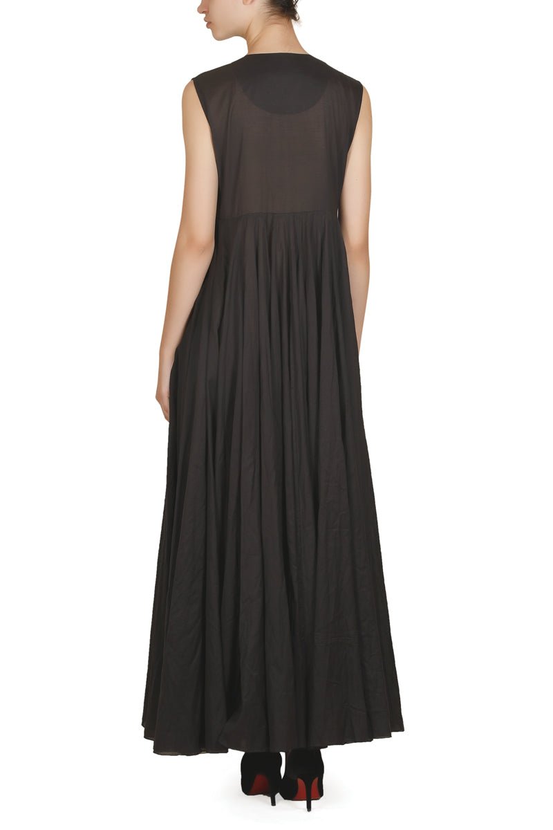 Gathered Long Dress - samantchauhan