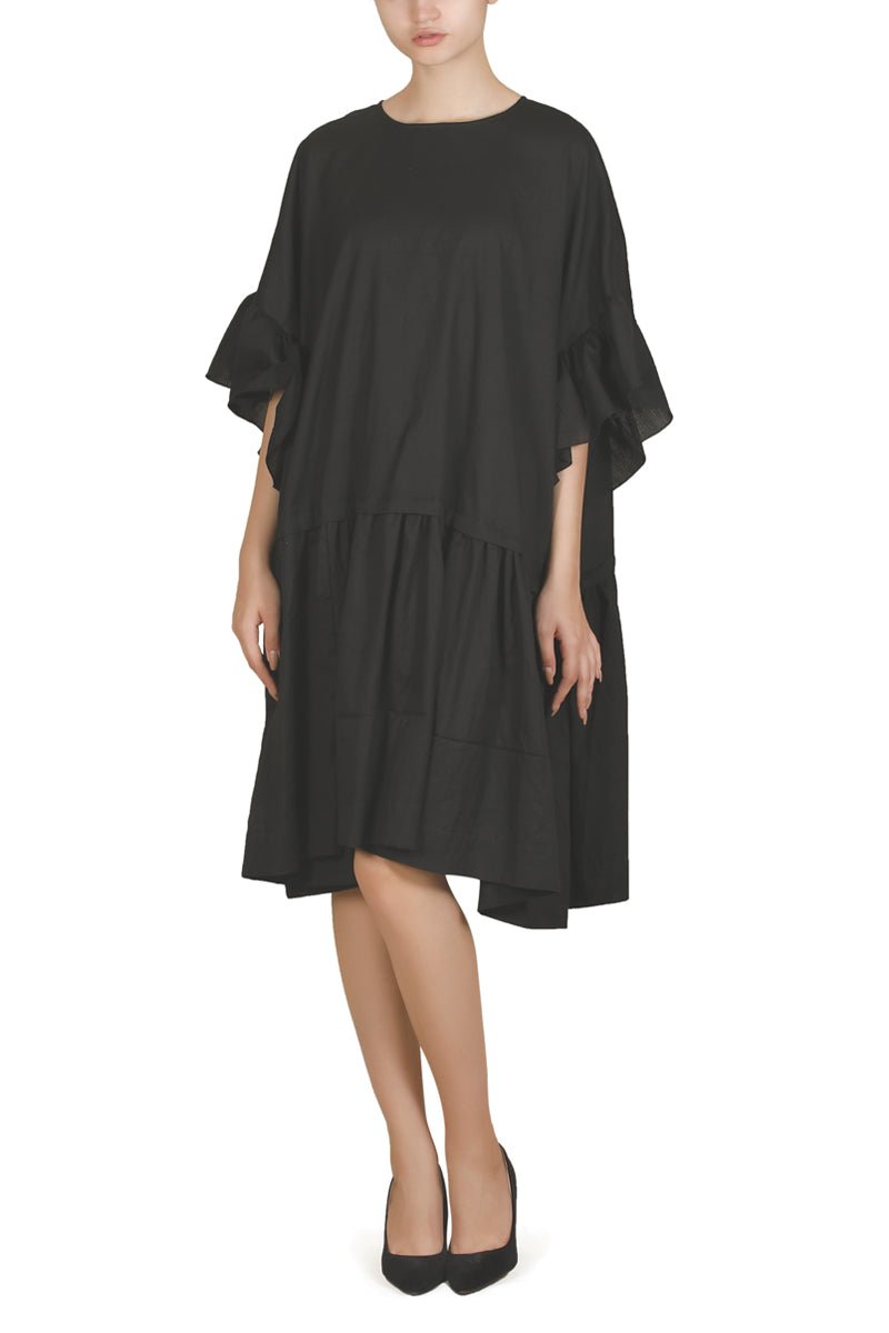 Gathered Sleeve Dress - samantchauhan