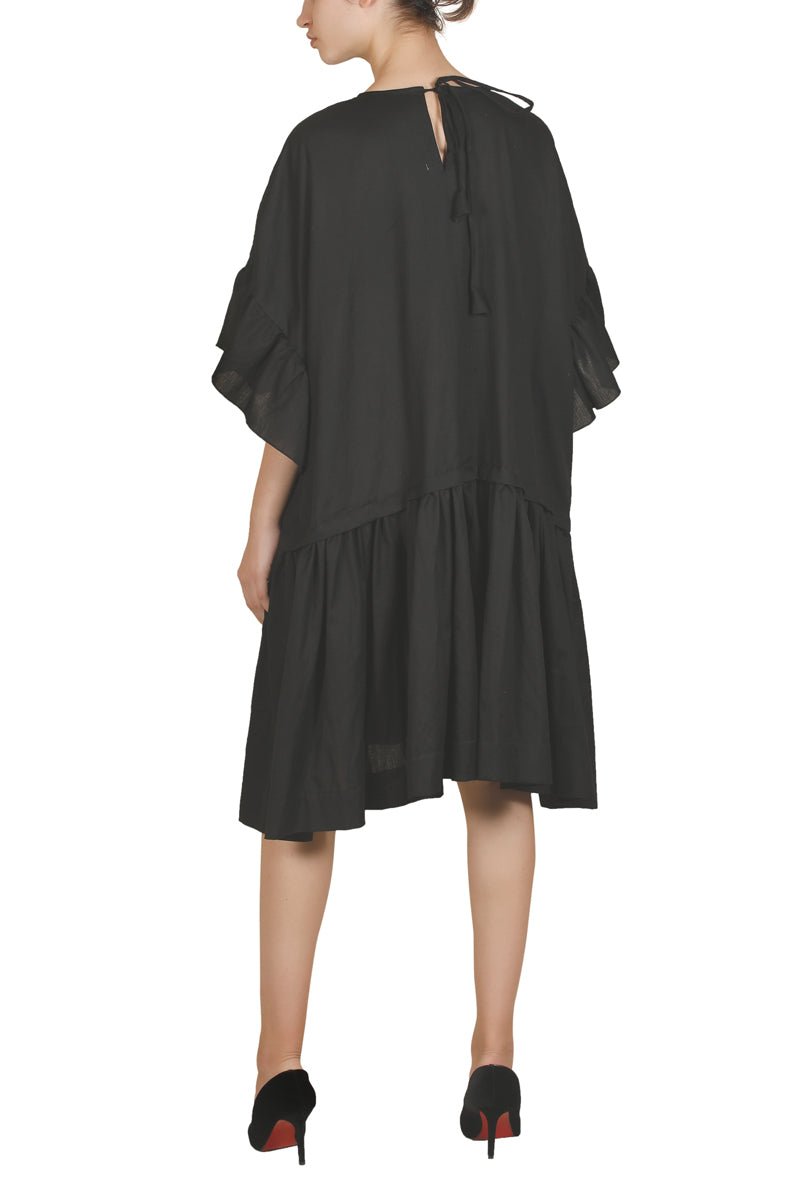 Gathered Sleeve Dress - samantchauhan
