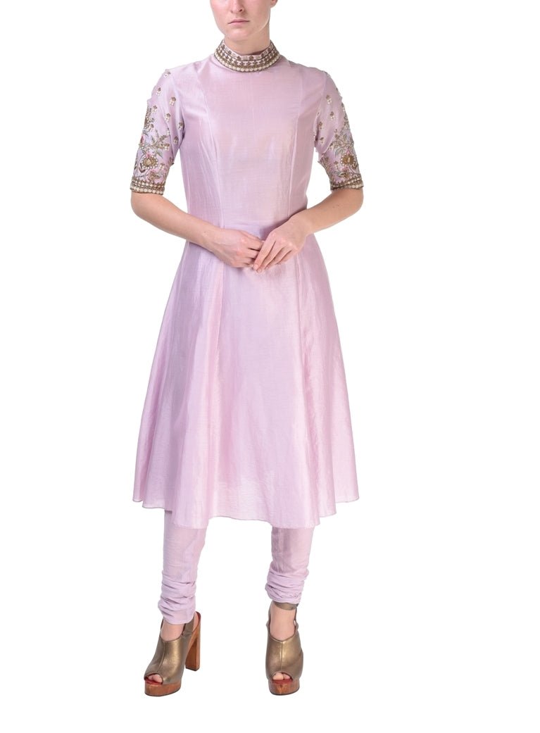 High - Collared Kurta & Dupatta - samantchauhan