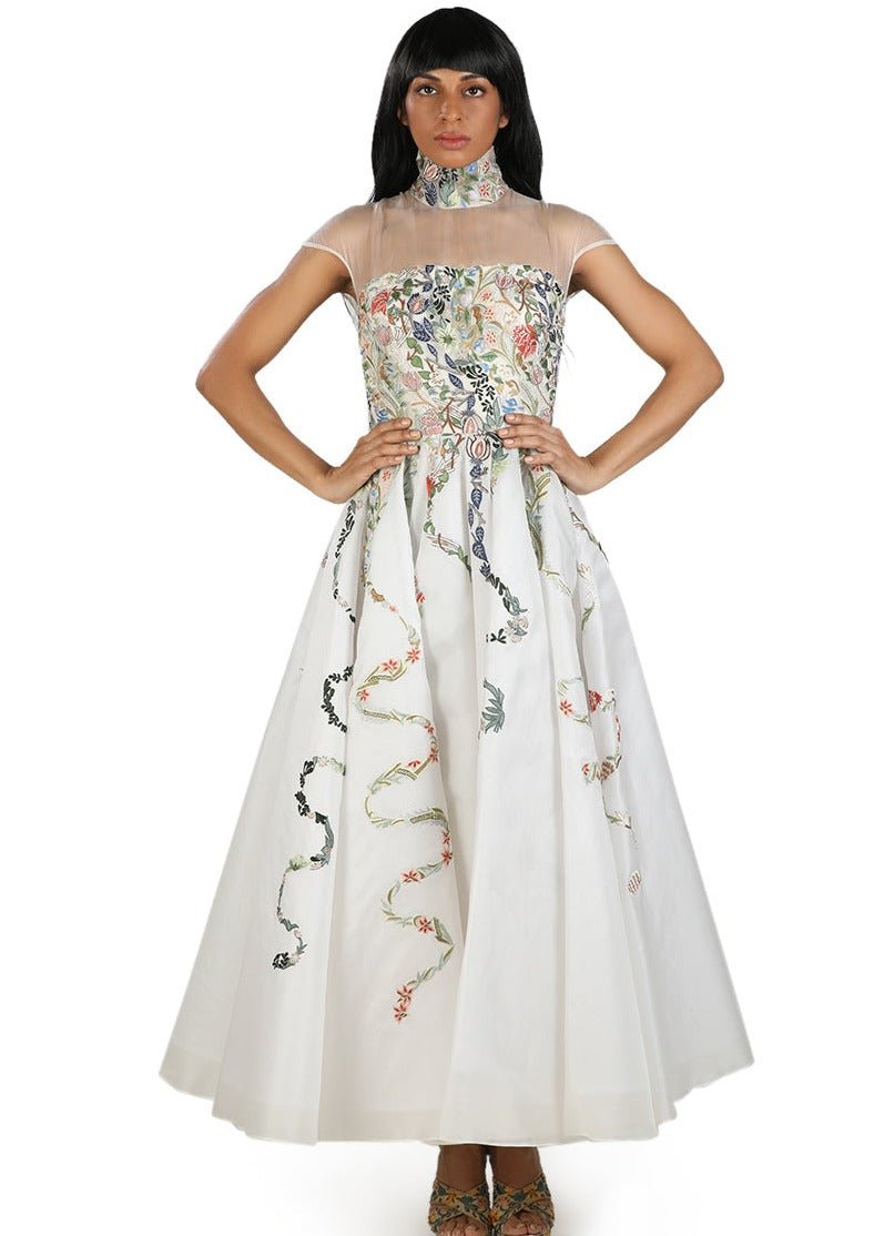 High neck gown - samantchauhan Clothing