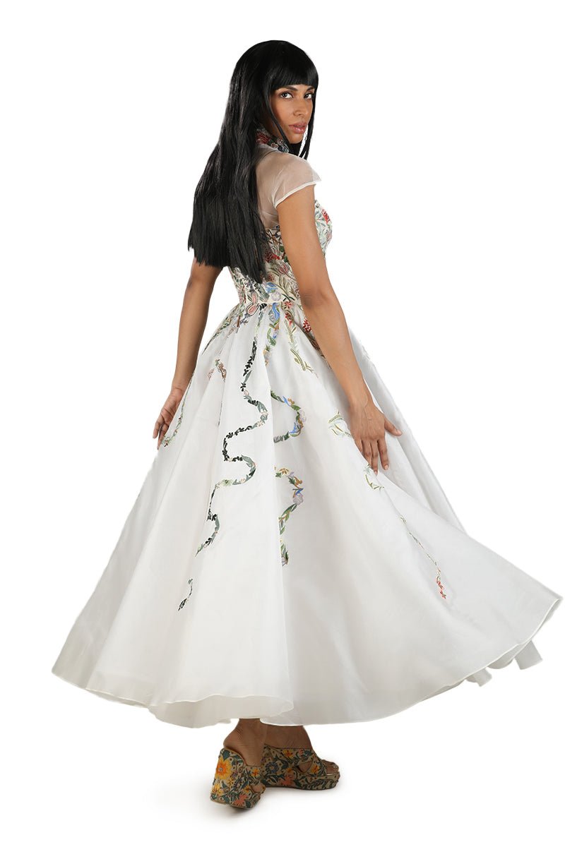 High neck gown - samantchauhan Clothing