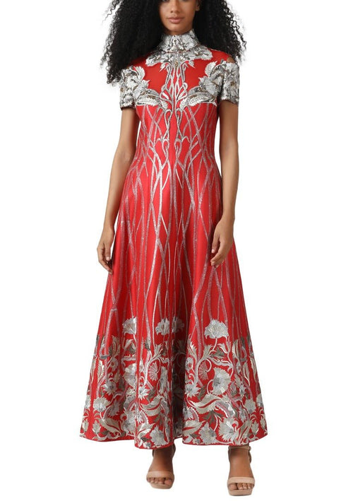 High neck gown - samantchauhan