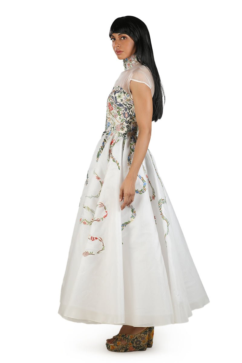 High neck gown - samantchauhan Clothing