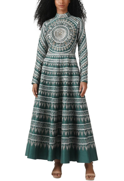 High neck gown - samantchauhan