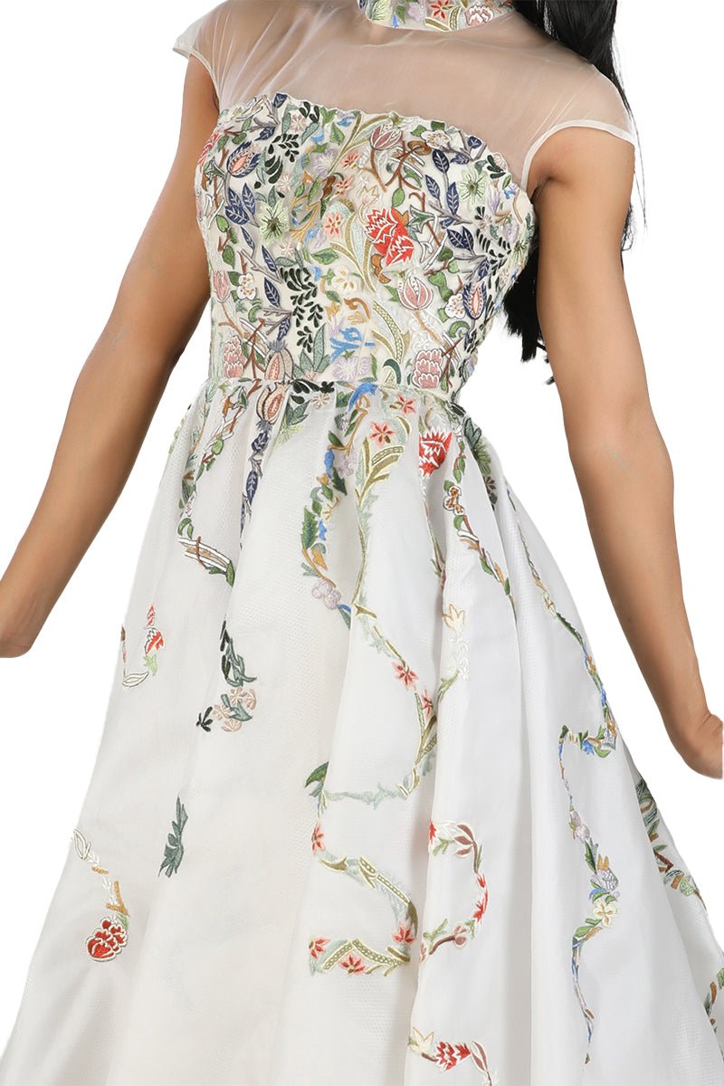 High neck gown - samantchauhan Clothing