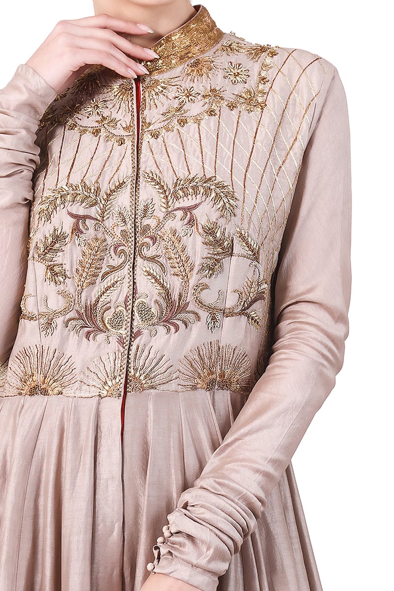Kalidar Embroidered Kurta - samantchauhan
