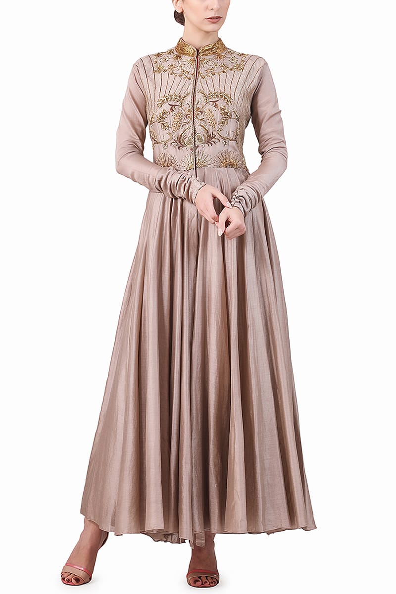 Kalidar Embroidered Kurta - samantchauhan