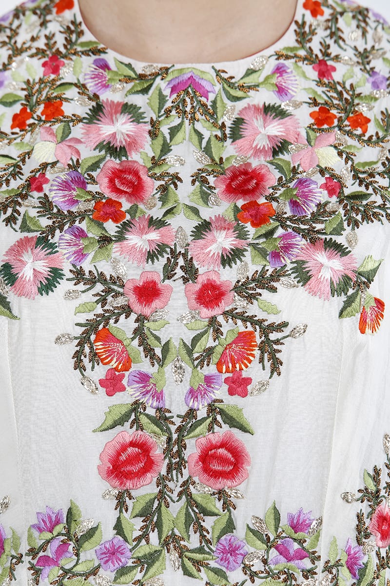 Kimono Sleeved Asymmetric Dress - samantchauhan