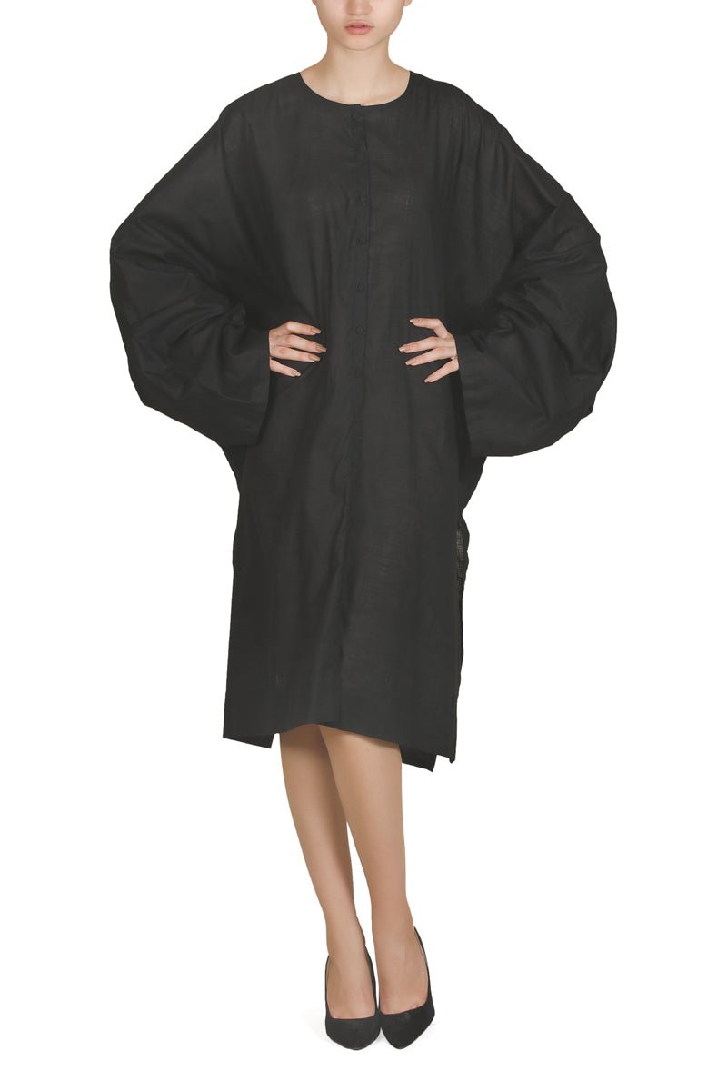 Kimono Sleeves Dress - samantchauhan