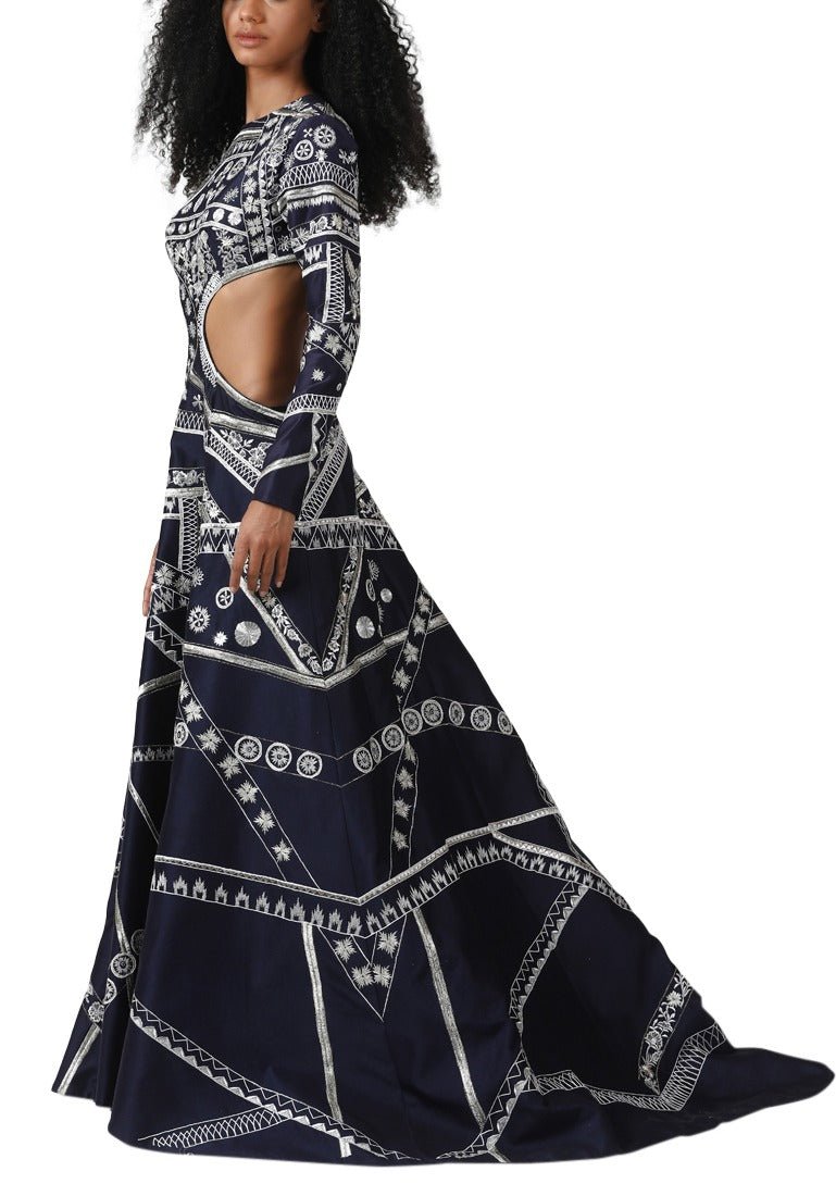 Long sleeve evening gown - samantchauhan