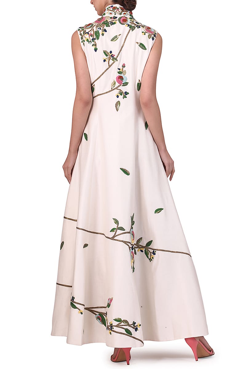 Mandarin Front - Opening Dress - samantchauhan