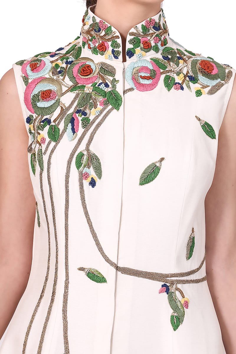 Mandarin Front - Opening Dress - samantchauhan