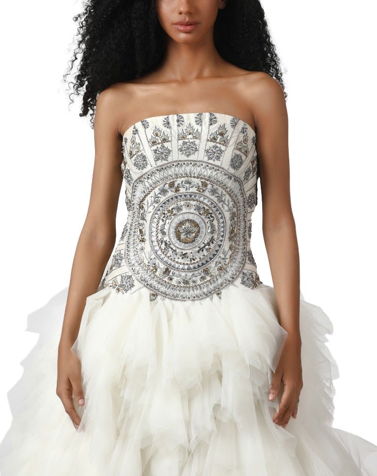 Off - shoulder gown - samantchauhan