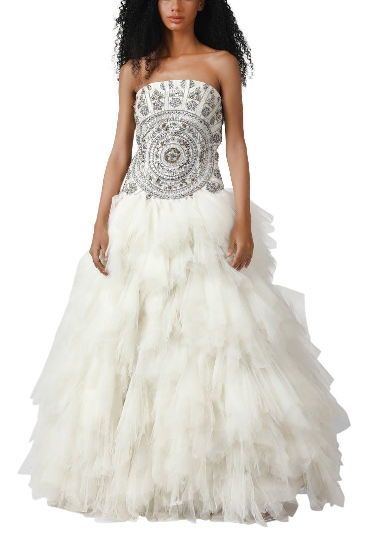 Off - shoulder gown - samantchauhan