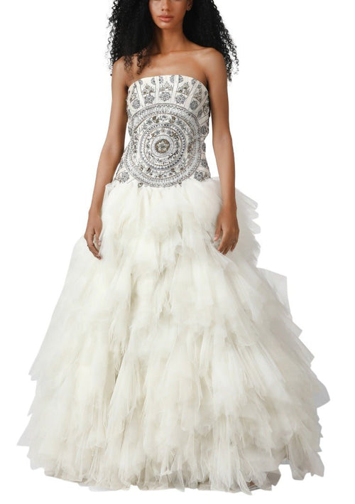 Off - shoulder gown - samantchauhan