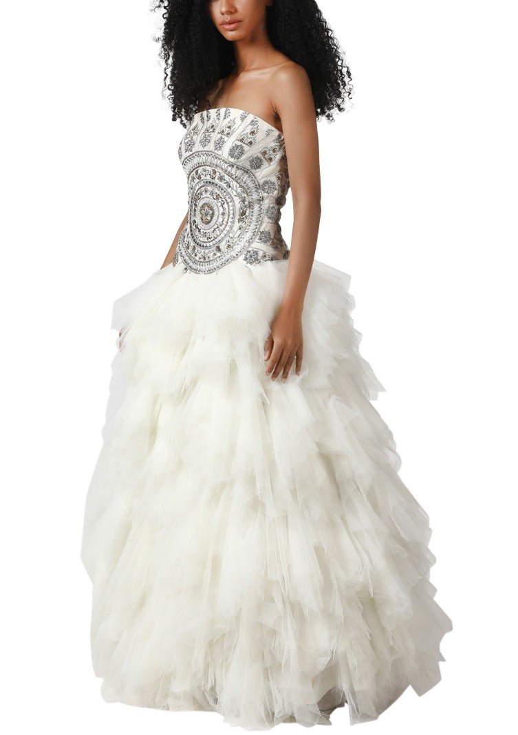 Off - shoulder gown - samantchauhan