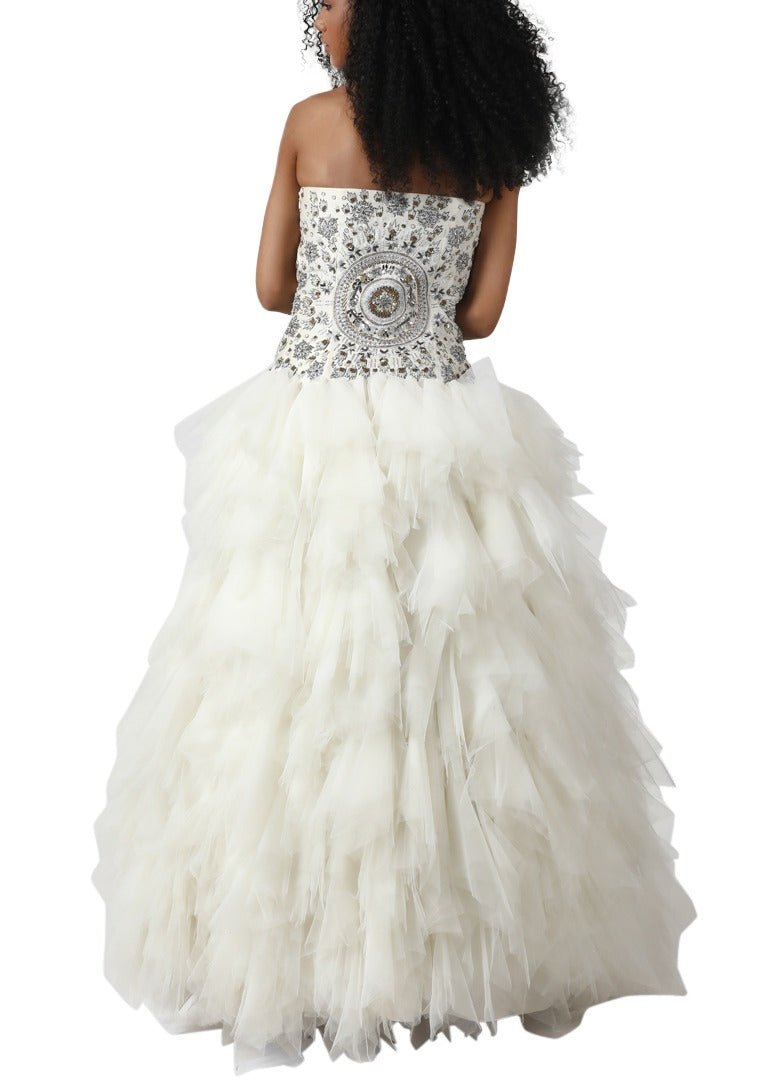 Off - shoulder gown - samantchauhan