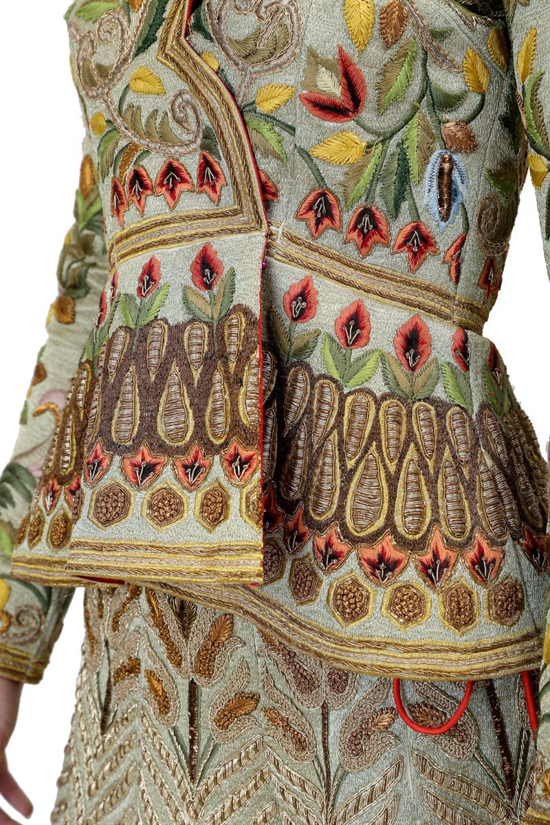 Overlap Blouse & Lehenga set - samantchauhan