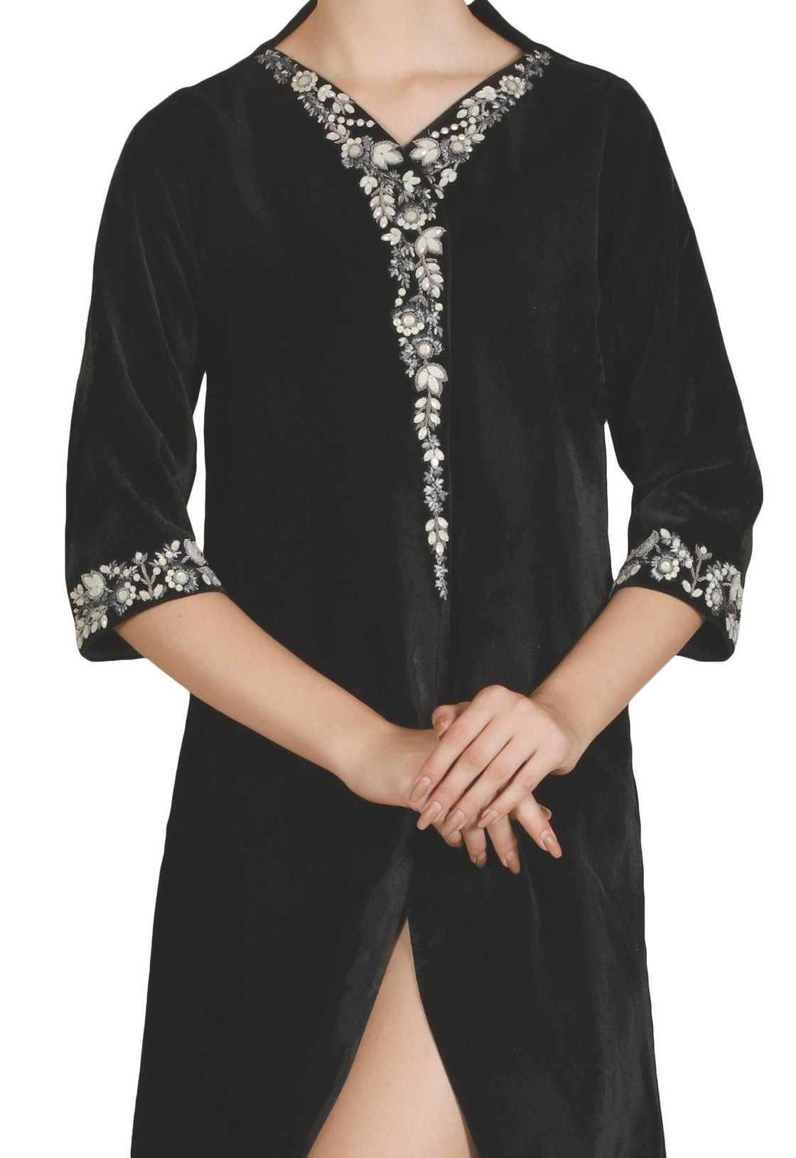 Overlap Jacket Dress - samantchauhan
