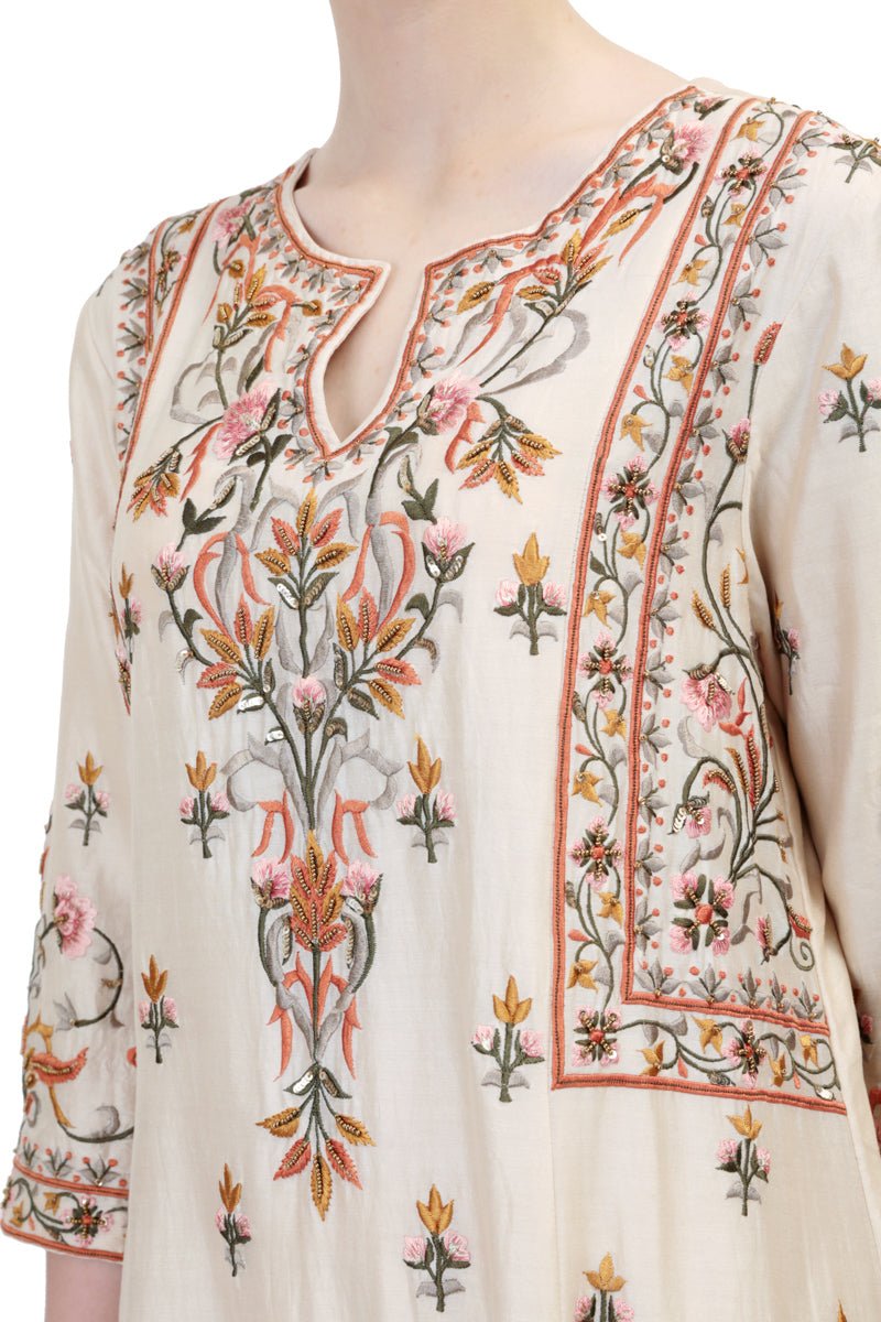 Paneled Long Kurta - samantchauhan