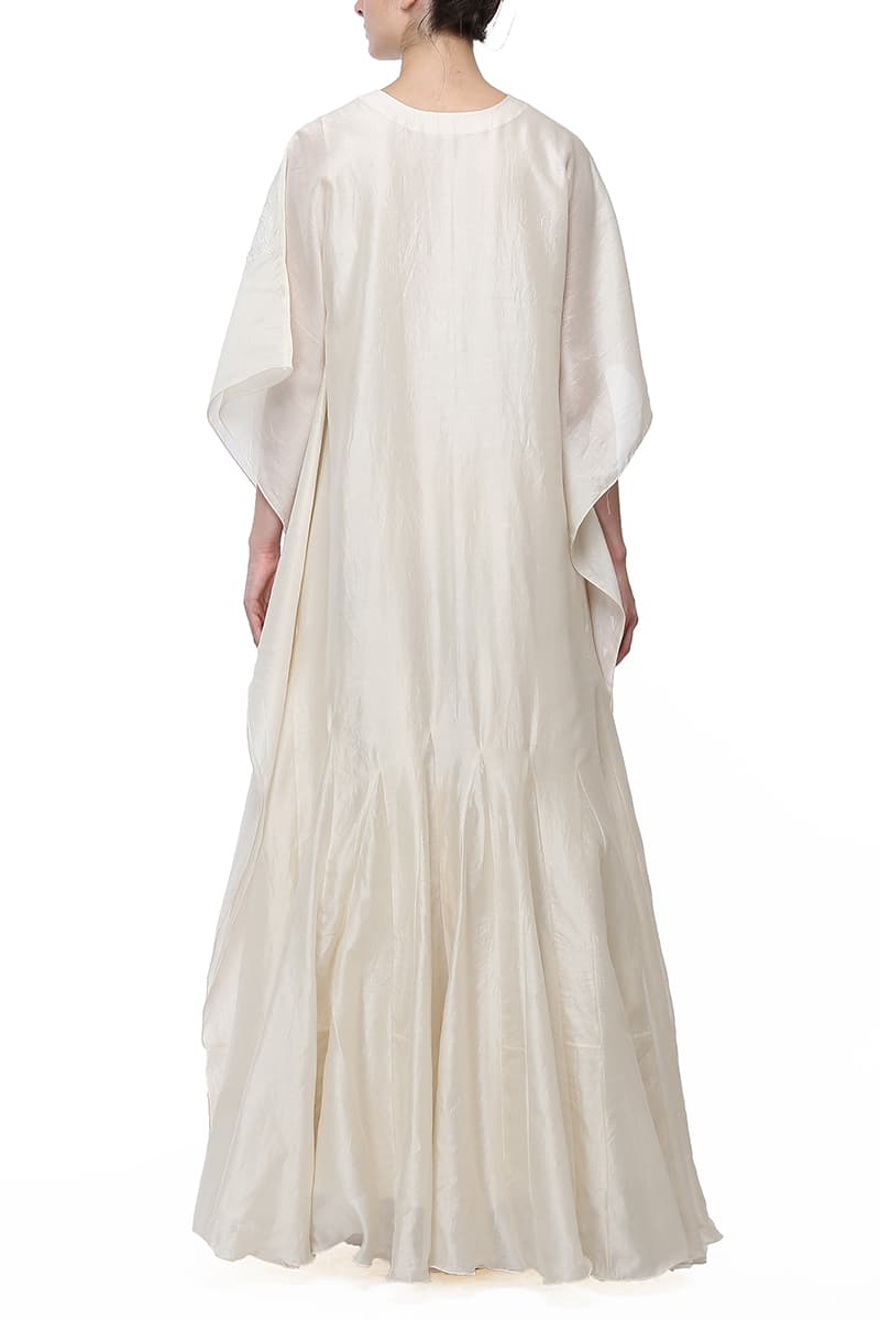 Panelled Floor - length Embroidered Kaftan - samantchauhan