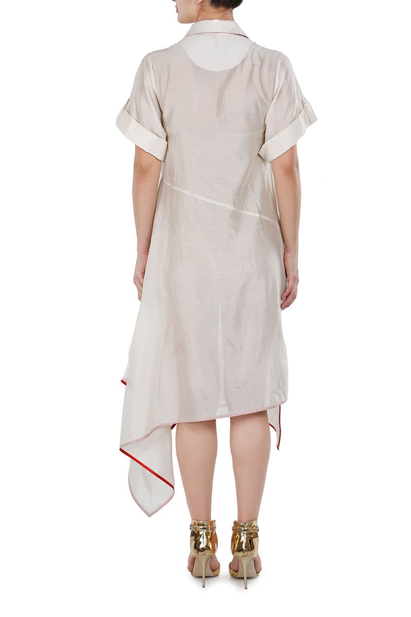 Panelled Shirt Dress - samantchauhan