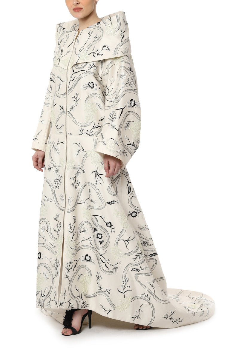 Shoulder peplum gown - samantchauhan