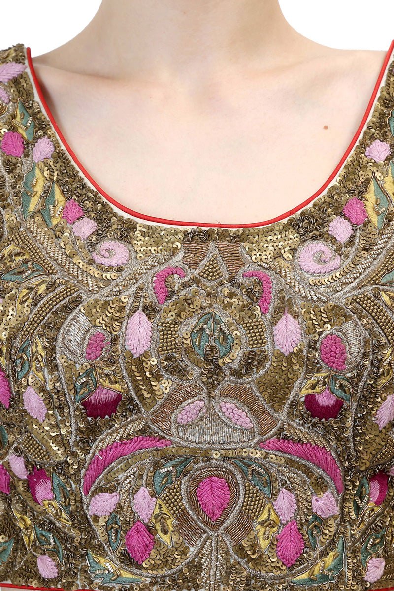 Sleevless Blouse & Lehenga set - samantchauhan