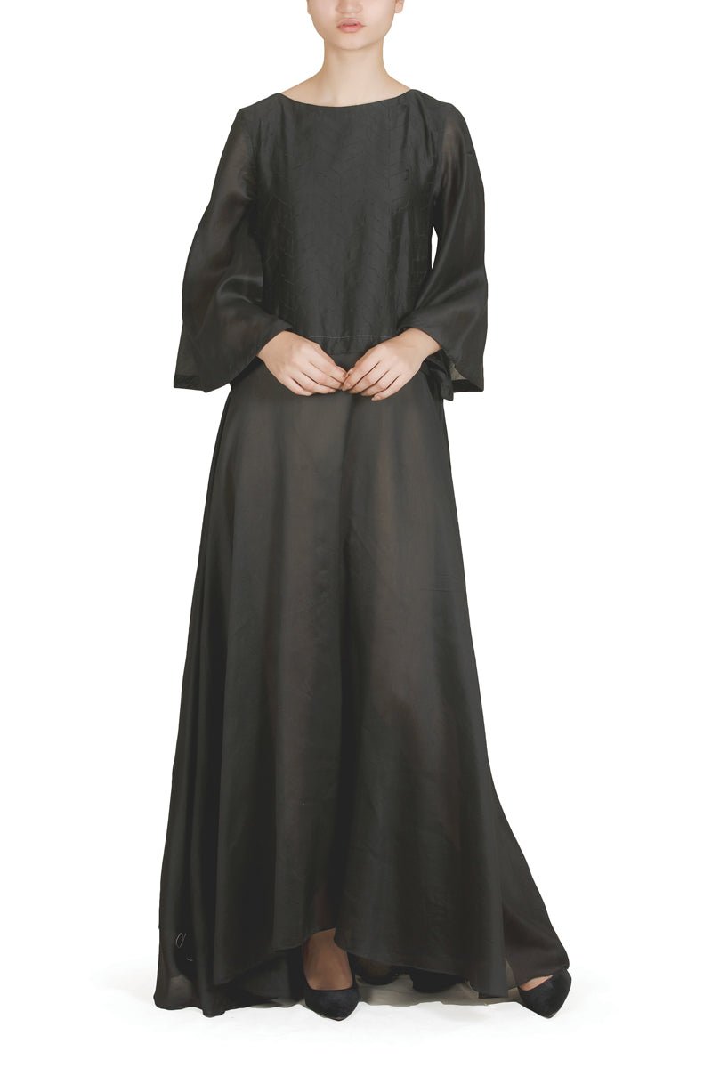 Trumpet Sleeves Dress - samantchauhan