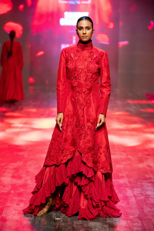 Radiant Red Jacket Set