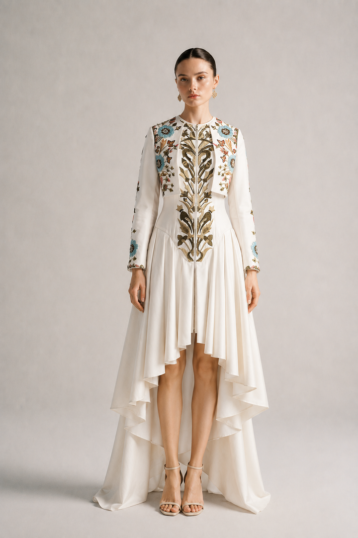 High Low Jacket Dress