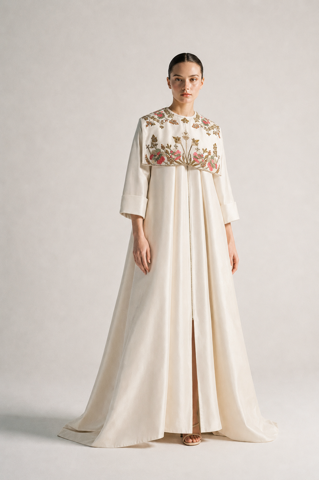 Relax Fit Embroidered Gown