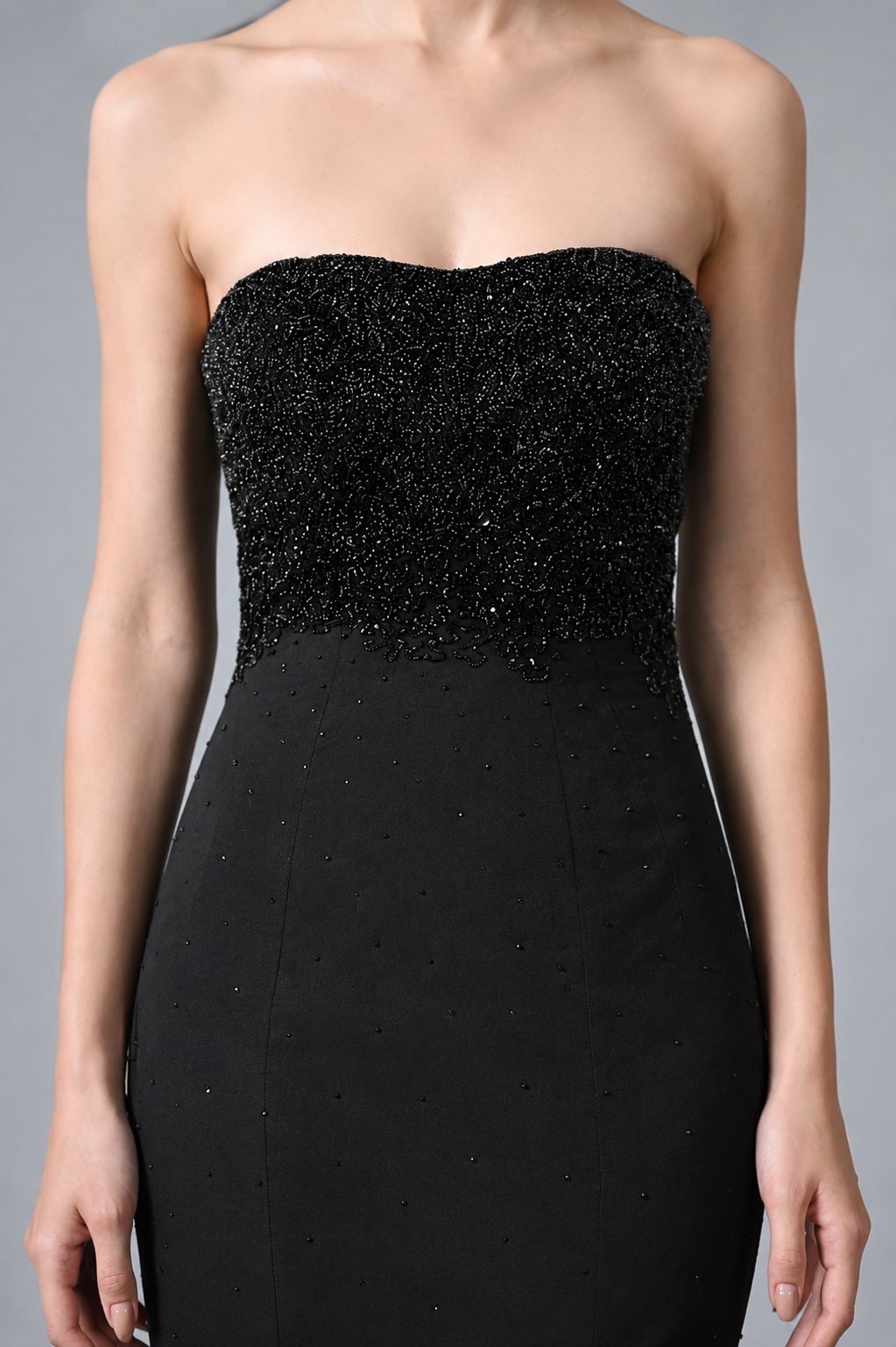 Bustier Embroidered Gown