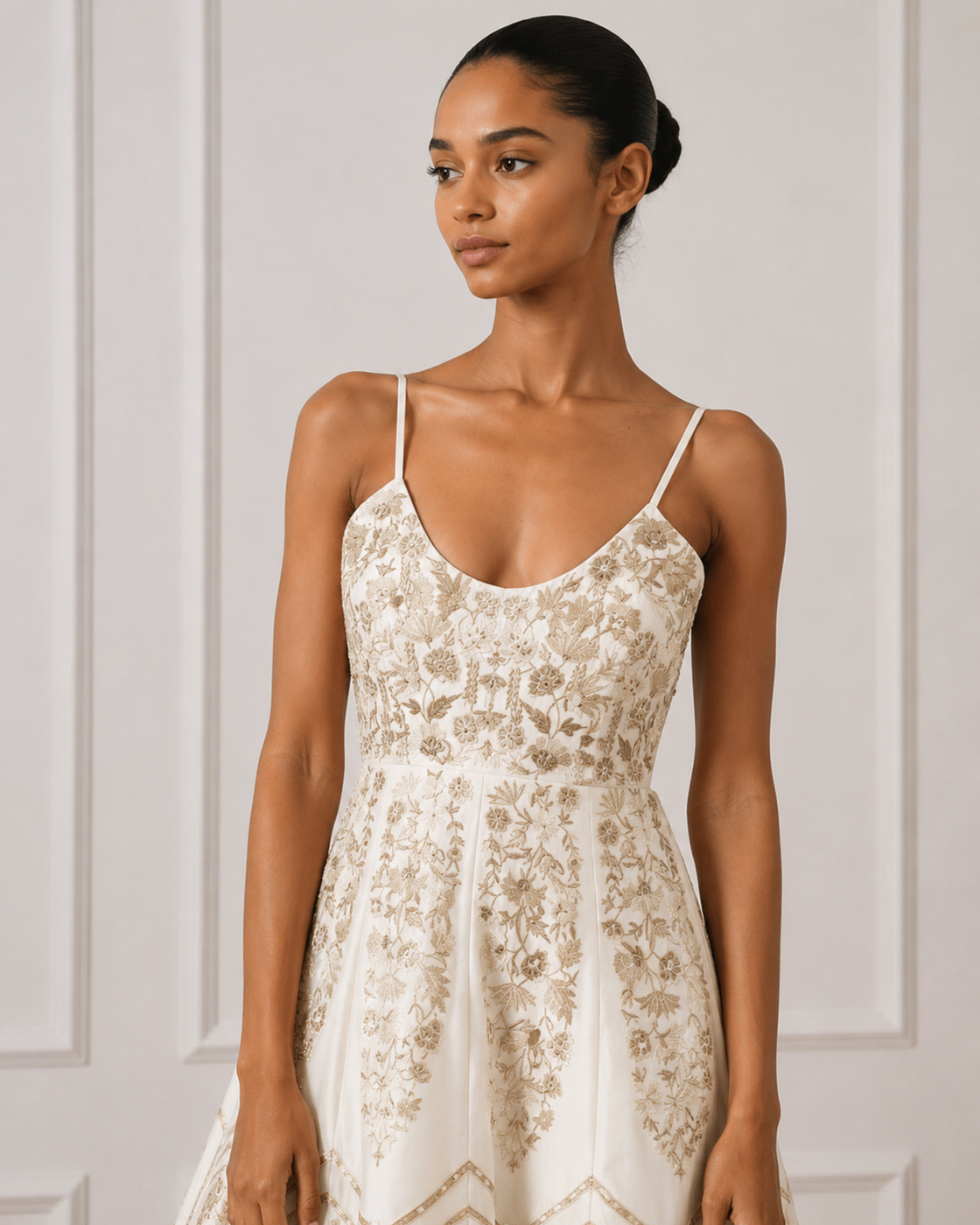 Backless gown