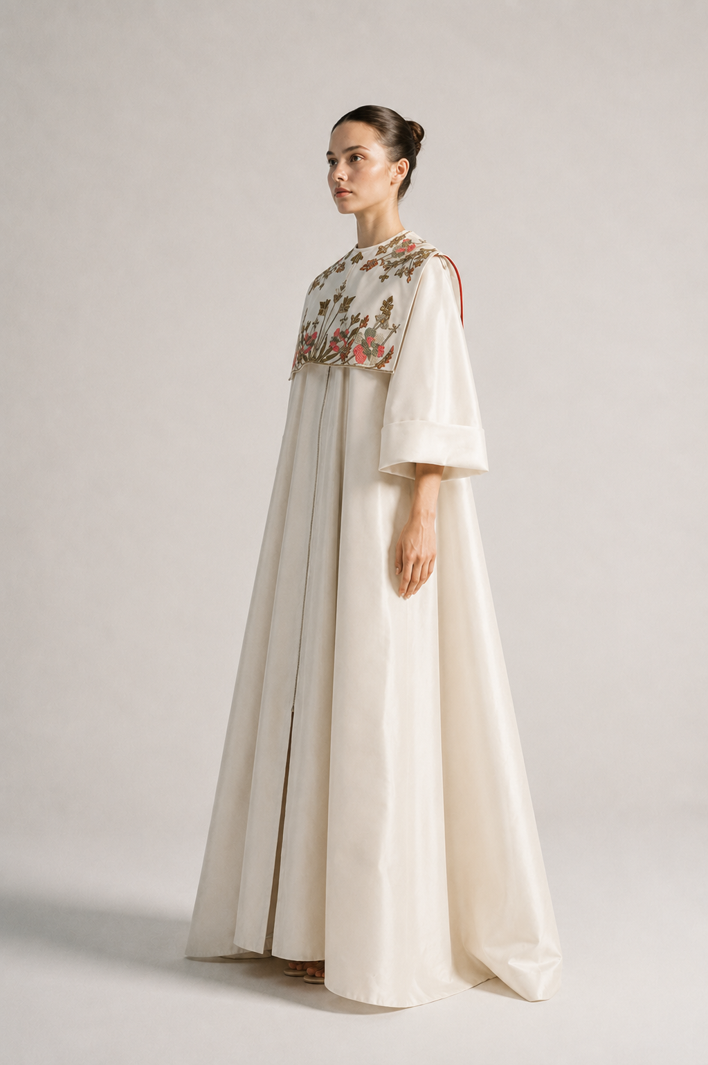 Relax Fit Embroidered Gown