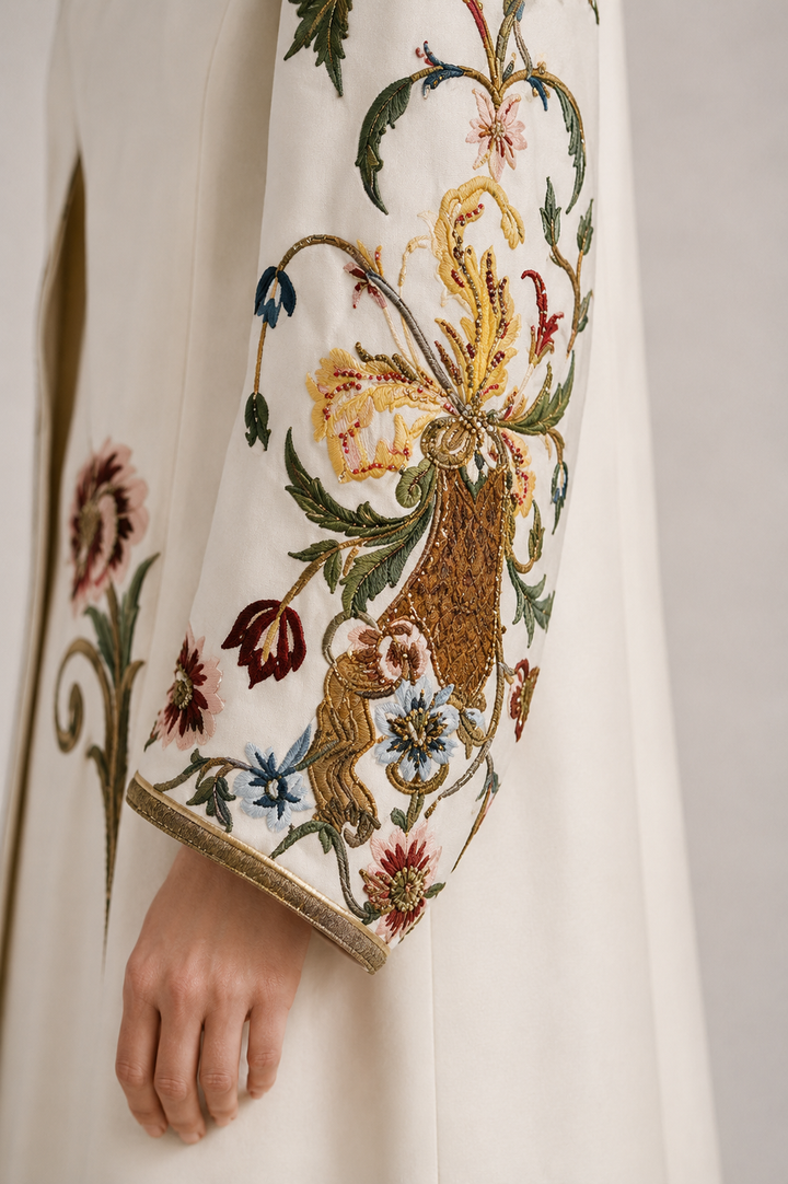 Overlap Collared Jacket Dress
