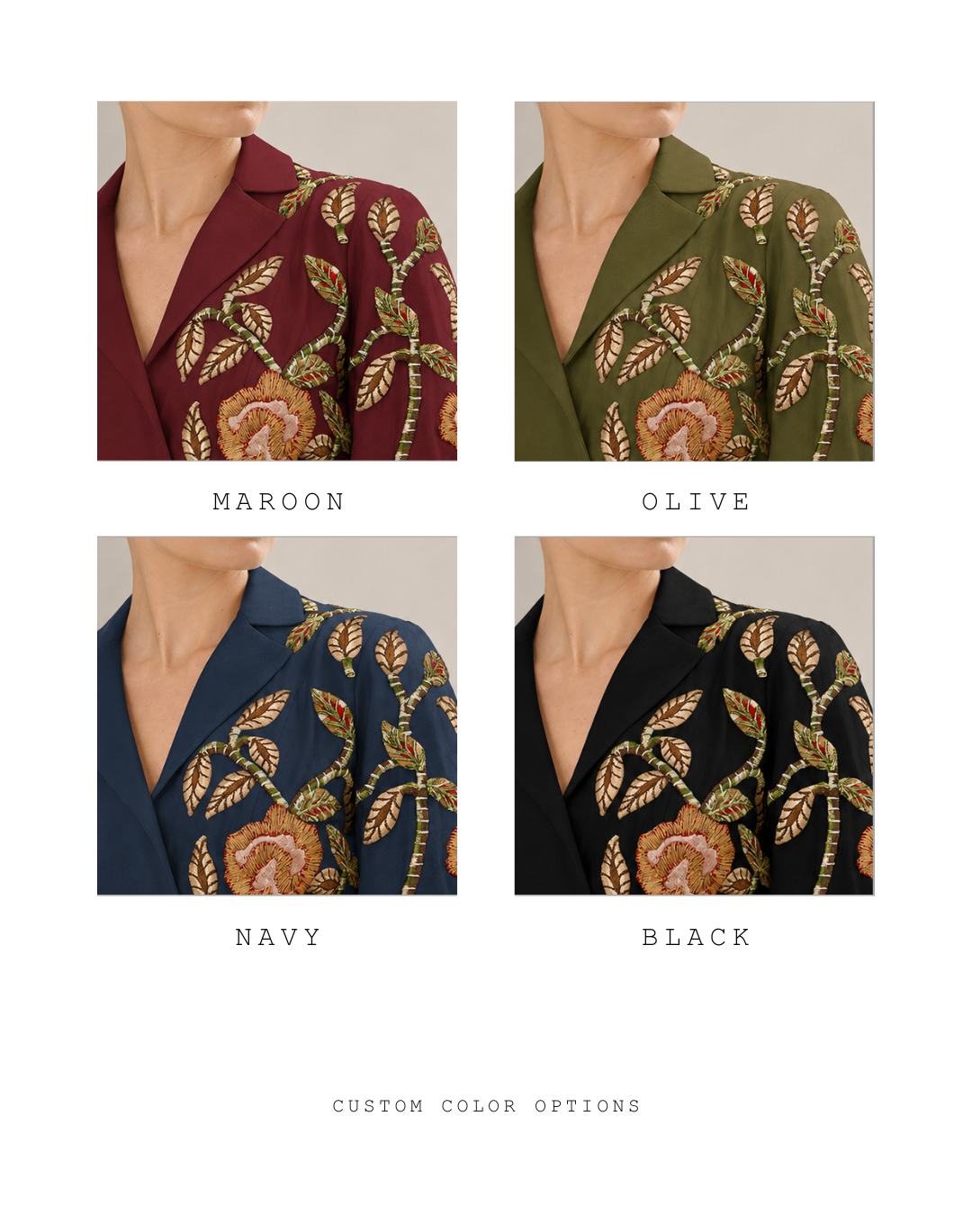 One-sided Overlap Sleeve Gown