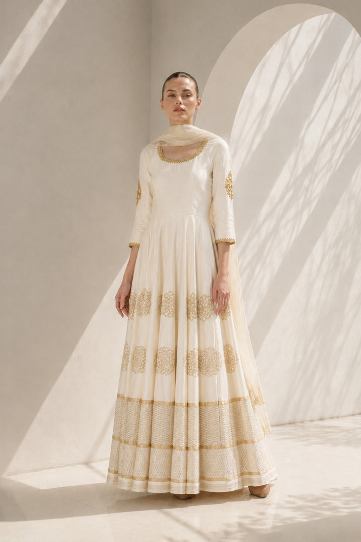 Block Printed Kurta &amp; Dupatta
